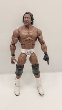 WWE Elite Booker T Mattel Wrestling Action Figure White Trunks Loose